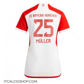 Bayern Munich Thomas Muller #25 Prima Maglia Femmina 2023-24 Manica Corta